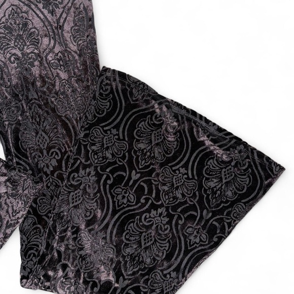 Forever 21 Black Velvet Jumpsuit - Picture 3 of 7